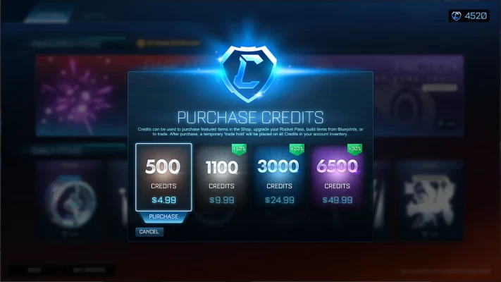 Rocket League 25,000 Credits